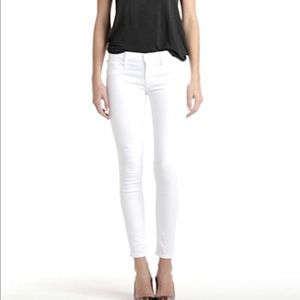 Hudson Krista Skinny Jeans/White